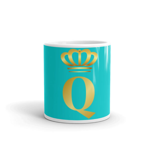 Queen Mug Dark Turquoise