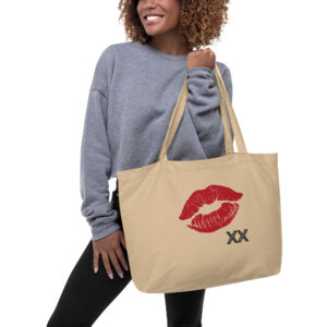 Lips xx Large Tote Bag
