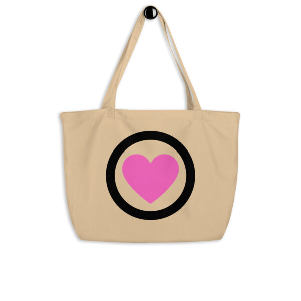 Circled Heart Large Tote Bag